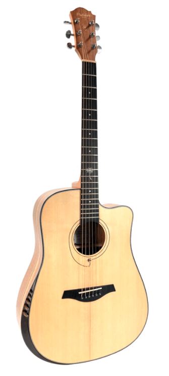 Palmer PD55SEQ-N Solid Spruce Top Dreadnought w/Pickup