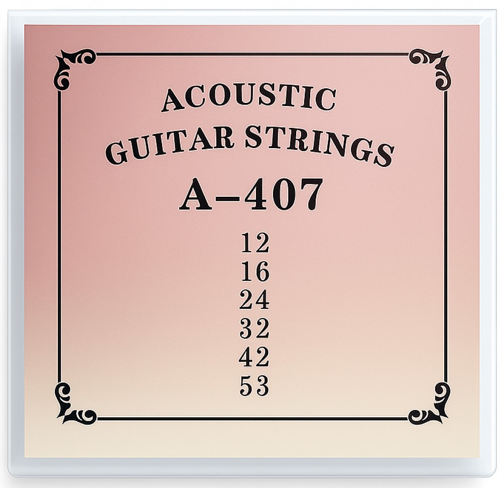 Perfekt Gear Perfektion A407 Acoustic Guitar Strings – Light Gauge (12-53)