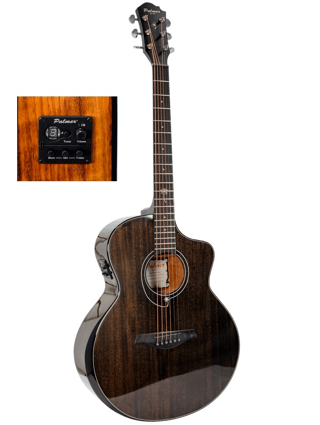 Palmer Classical Acoustic Electric Guitar W/4-Band EQ Pickup System.