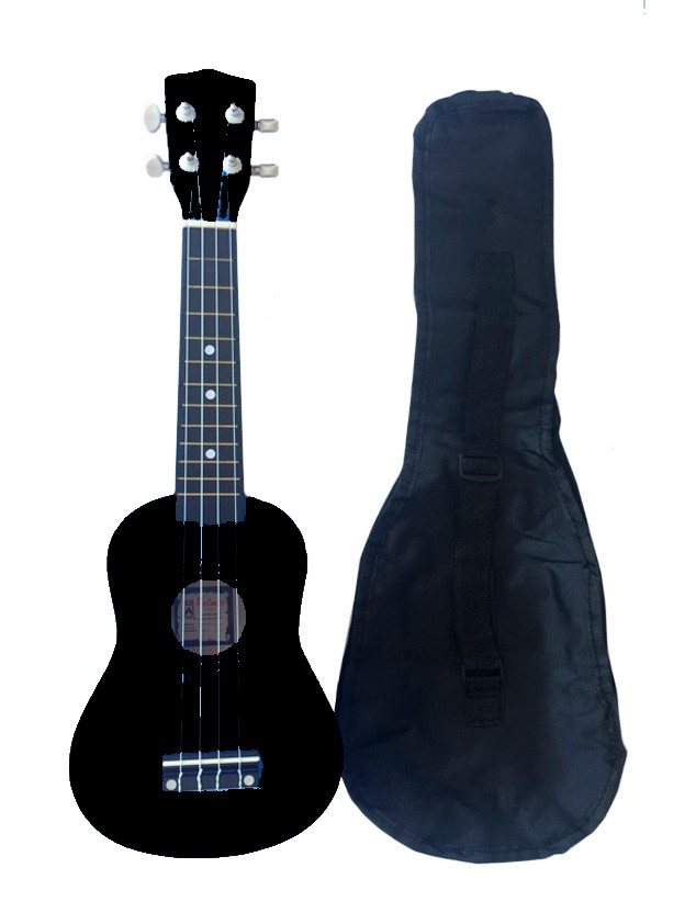 Palmer Soprano Ukulele Black + Gig Bag