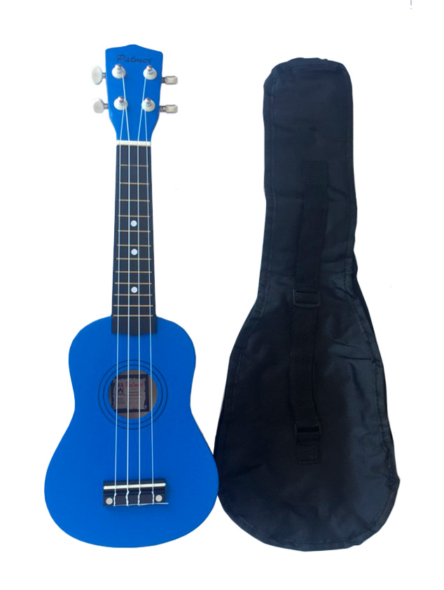 Palmer Soprano Ukulele Blue + Gig Bag