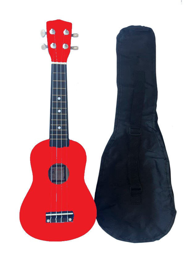 Palmer Soprano Ukulele Red + Gig Bag
