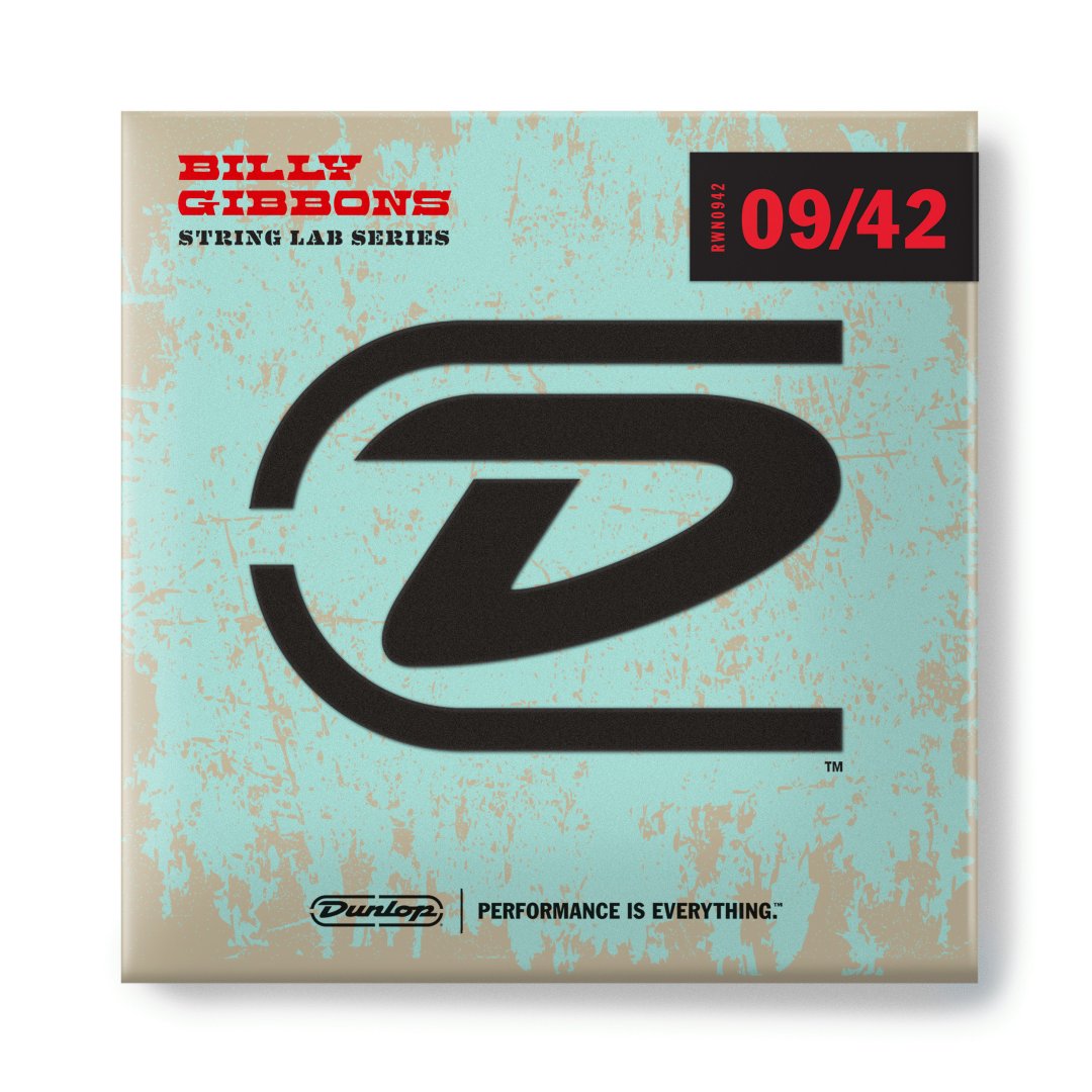Dunlop RWN0942 Billy Gibbons Nickel Wound Guitar Strings. 9-24