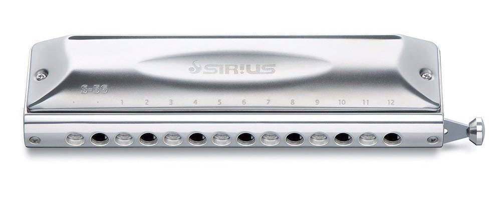Suzuki S-56C Sirius 14 Hole Chromatic Cross Harmonica