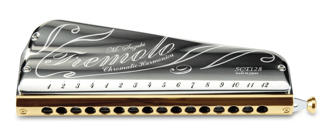 Suzuki SCT-128 16 Hole Tremolo Chronatic Harmonica
