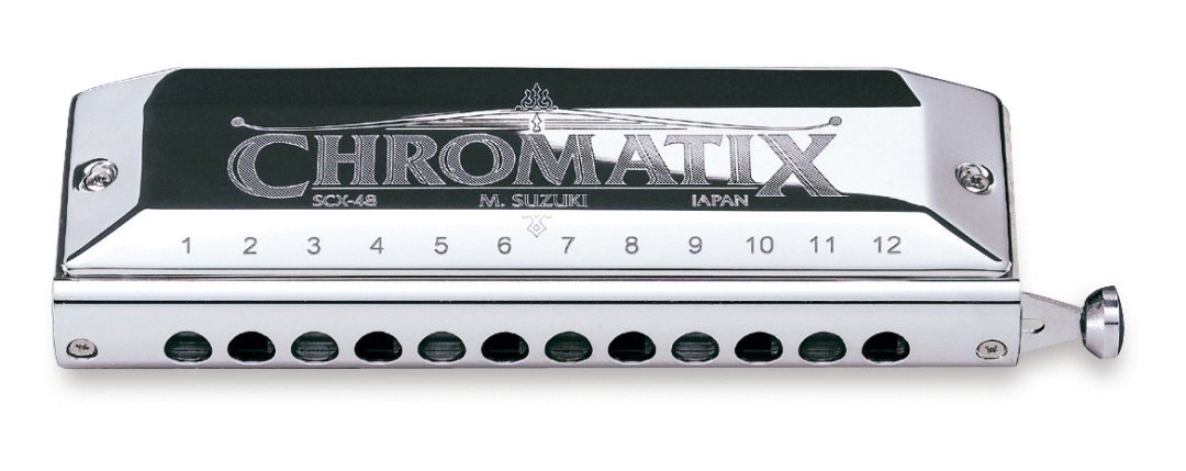 Suzuki SCX-48-D Deluxe Chromatic Harmonica. D