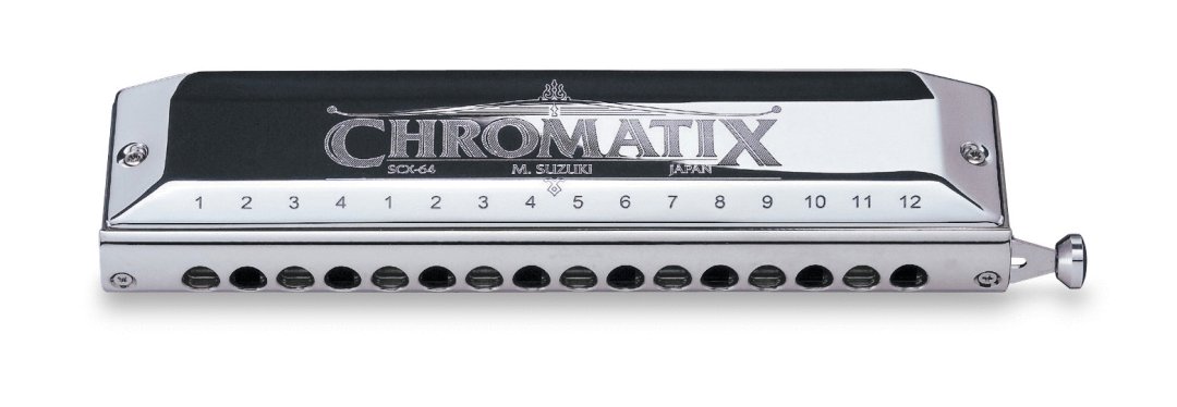 Suzuki SCX-64-C Deluxe Chromatic Harmonica. C