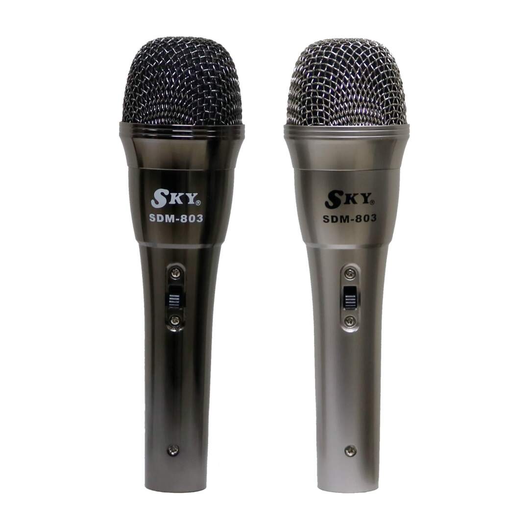 Sky SDM-803 Heavy Duty Dynamic Dual Pack (2 Microphones) Microphones w