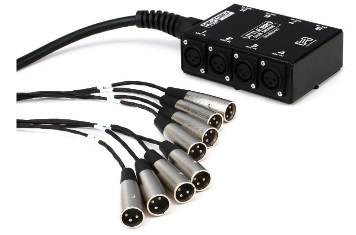 Hosa SH-8X0-50 Little Bro' Sub Snake 8 XLR Sends No Returns. 50'