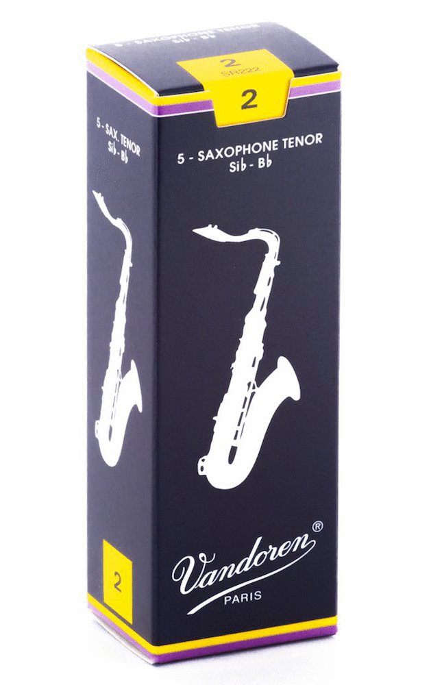 Vandoren SR242 Baritone Saxophone Traditional Reeds Strength #2. (Box