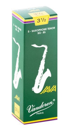Vandoren SR2735 Tenor Saxophone Java Reeds Strength #3.5. (Box of 5)