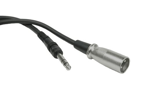 Hosa STX-105M Balanced Interconnect 1/4" TRS to XLR3M. 5'