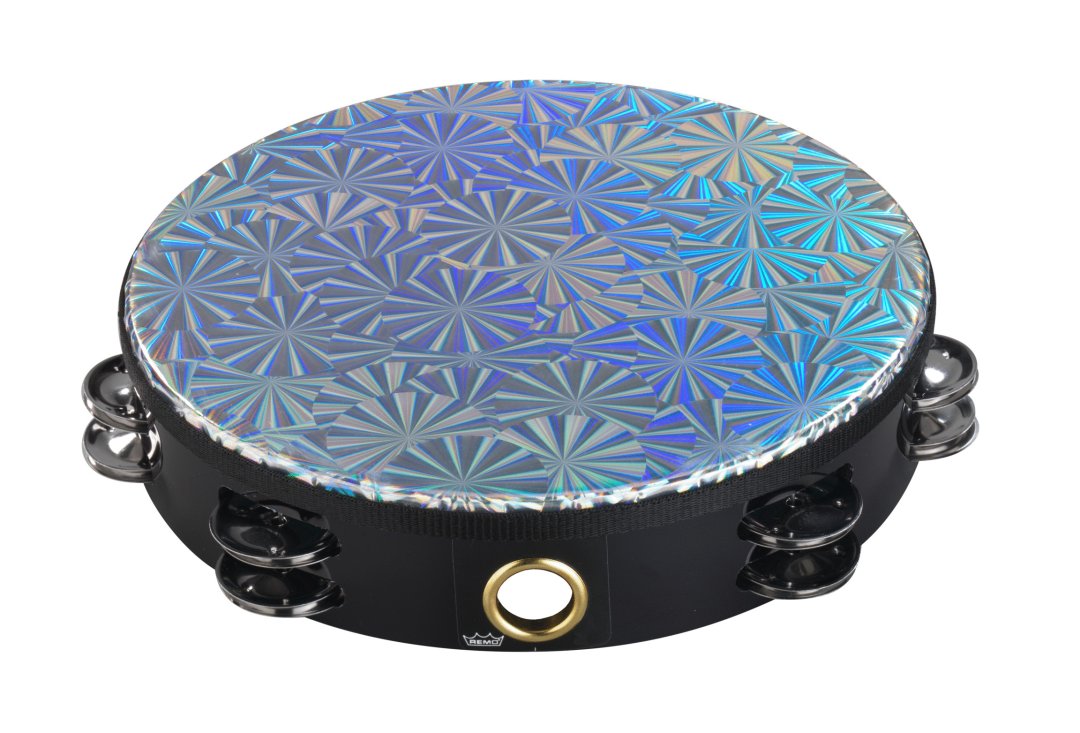 Remo TA-4210-43 Pirzmatic Tambourine. 2 Row Chrome 10"