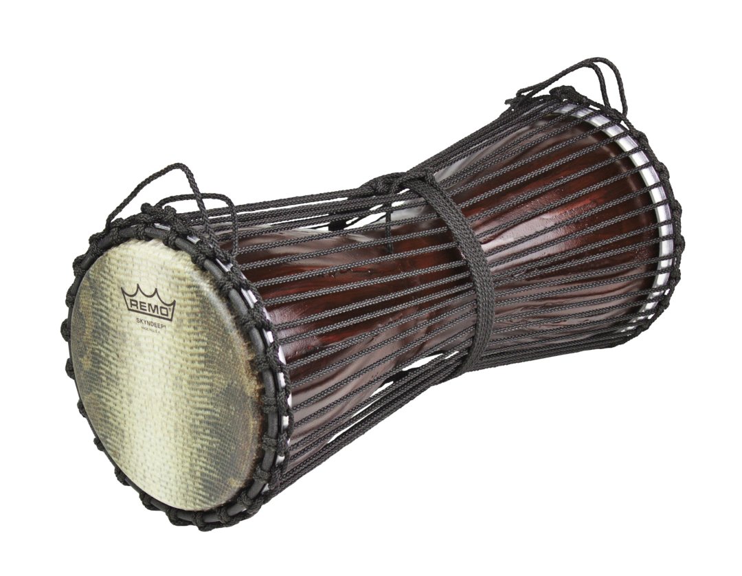 Remo TD-0615-81 Tamani Talking Drum. Antique 6"