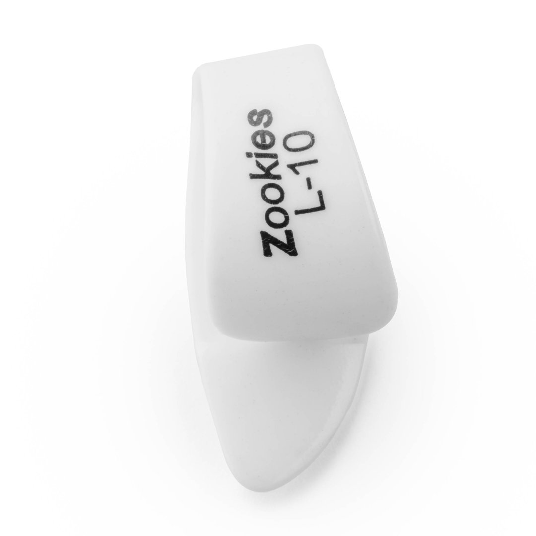 Dunlop Z9003L10 Zookies Thumbpicks Large 10 Degree Tip Angle. (12 Pack