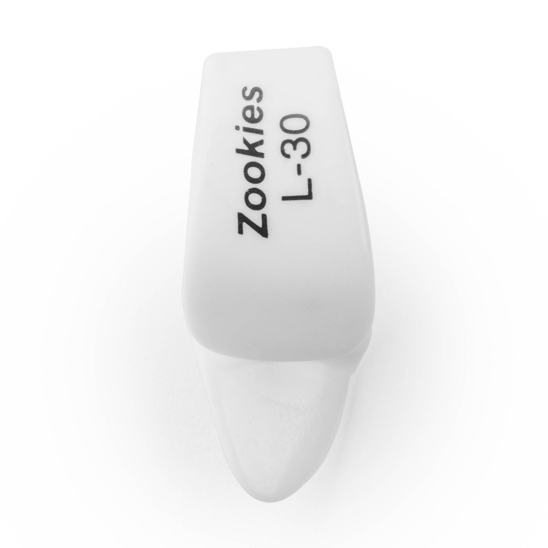 Dunlop Z9003L30 Zookies Thumbpicks Large 30 Degree Tip Angle. (12 Pack