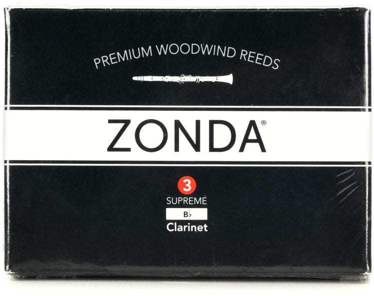 Zonda Reeds, Supreme Bb CL, #3, 5ct