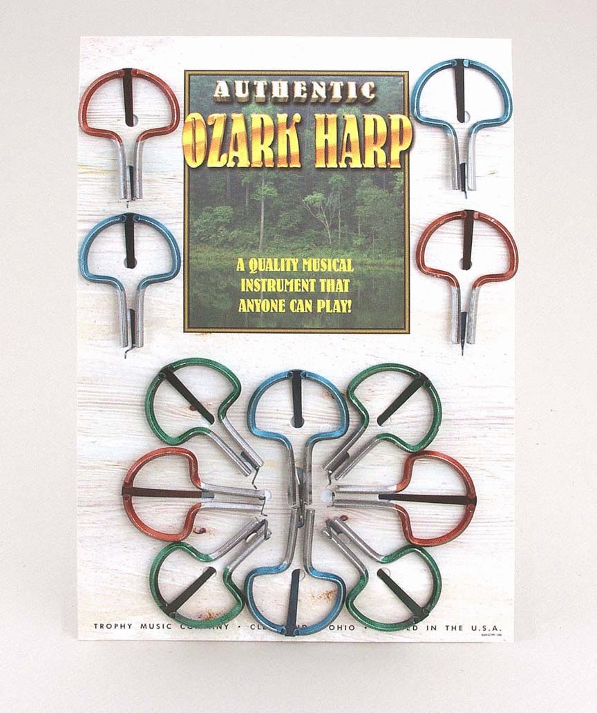 Trophy 3485 "Ozark" Jaw Harp. 12 Piece Display
