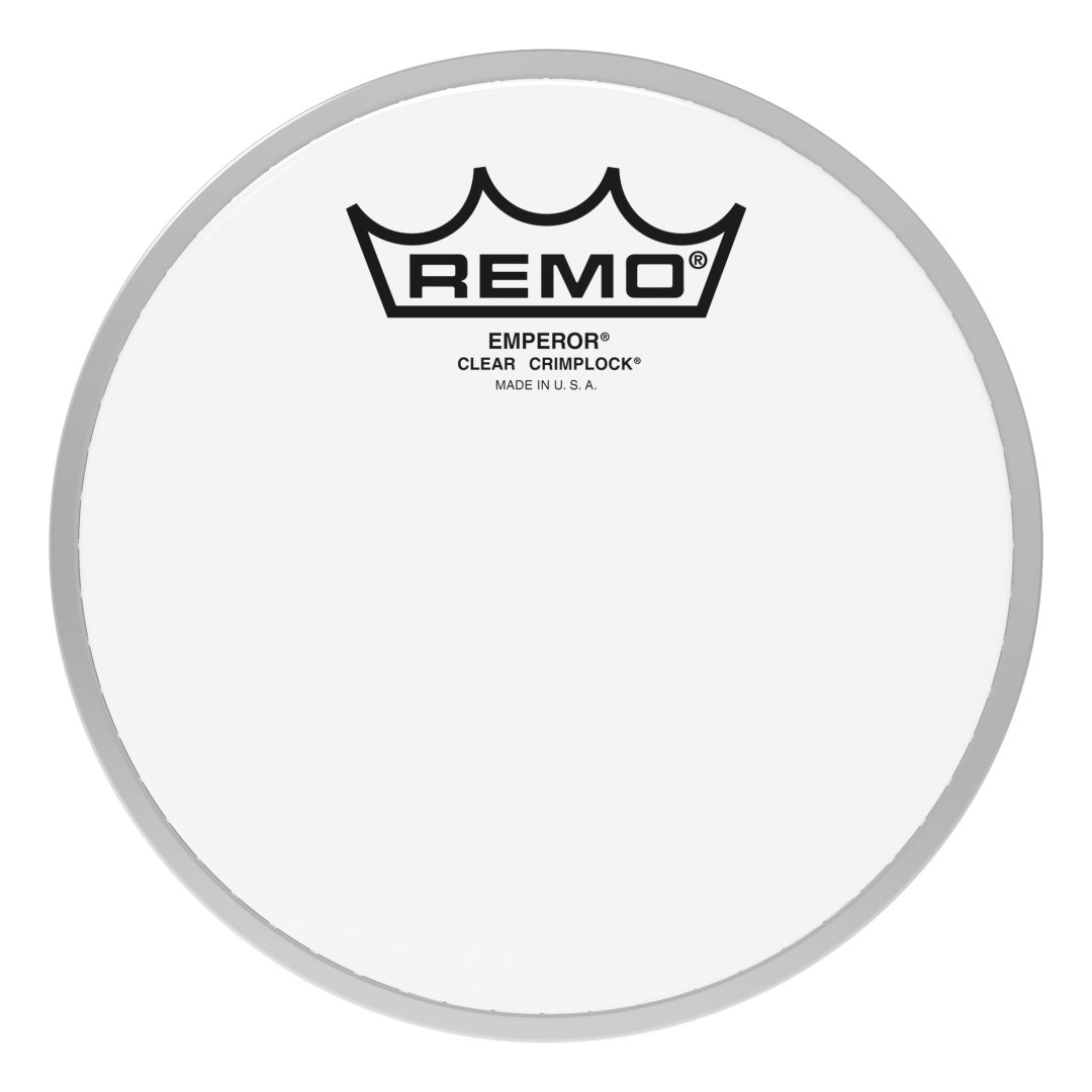 Remo BE-0306-MP Emperor Clear Crimplock Tenor Drumhead. 6"
