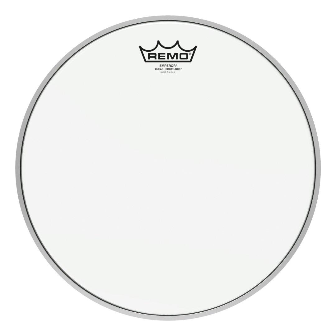 Remo BE-0313-MP Emperor Clear Crimplock Tenor Drumhead. 13"