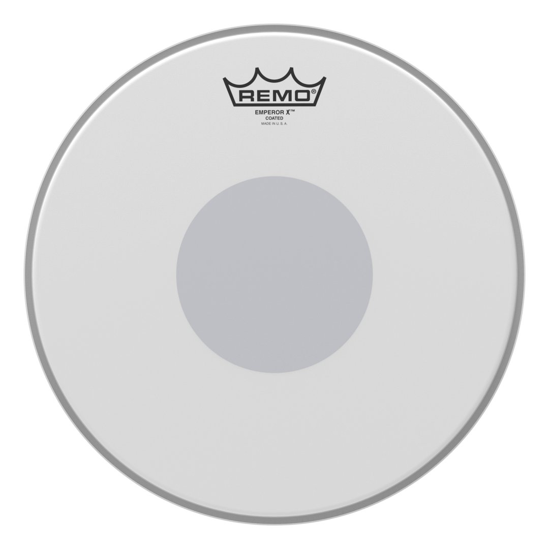 Remo BX-0112-10 Emperor X Coated Snare Drumhead Bottom Black Dot. 12"