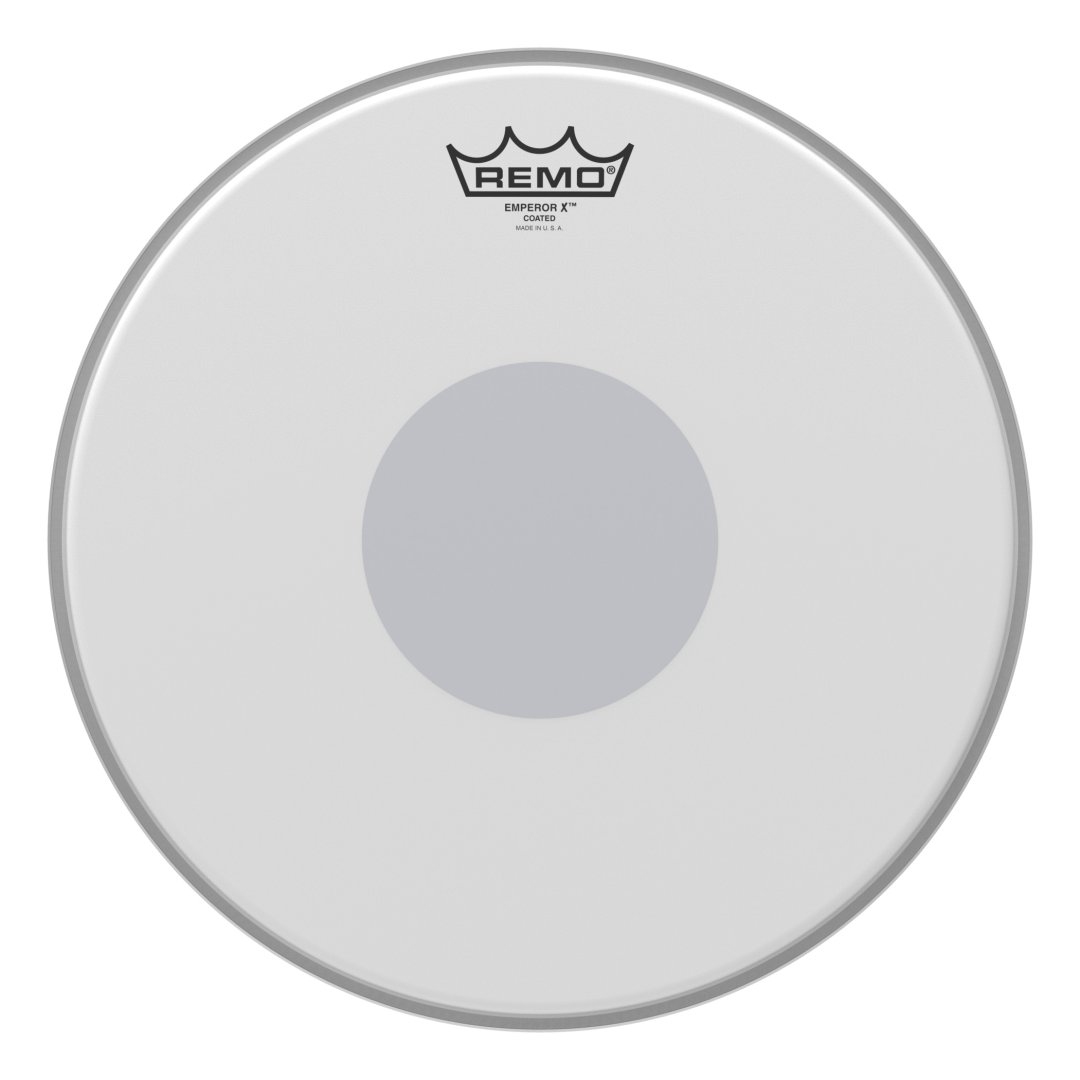 Remo BX-0113-10 Emperor X Coated Snare Drumhead Bottom Black Dot. 13"