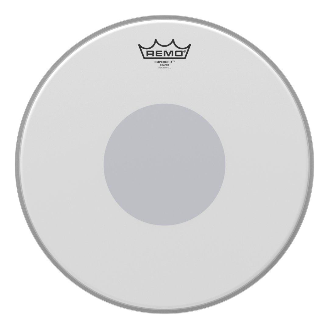 Remo BX-0114-10 Emperor X Coated Snare Drumhead Bottom Black Dot. 14"