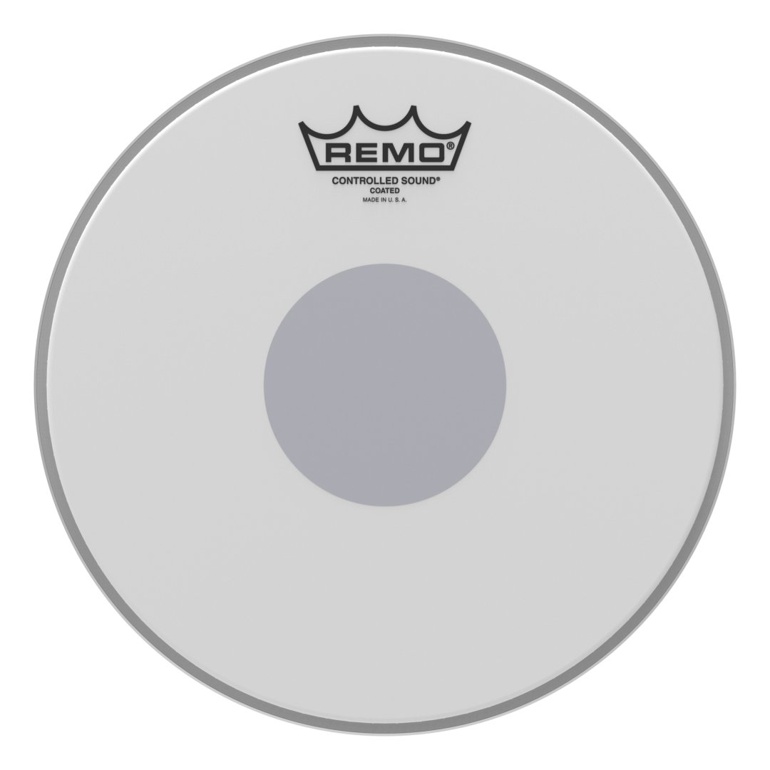 Remo CS-0110-10 Controlled Sound Coated Black Dot Drumhead Bottom Blac