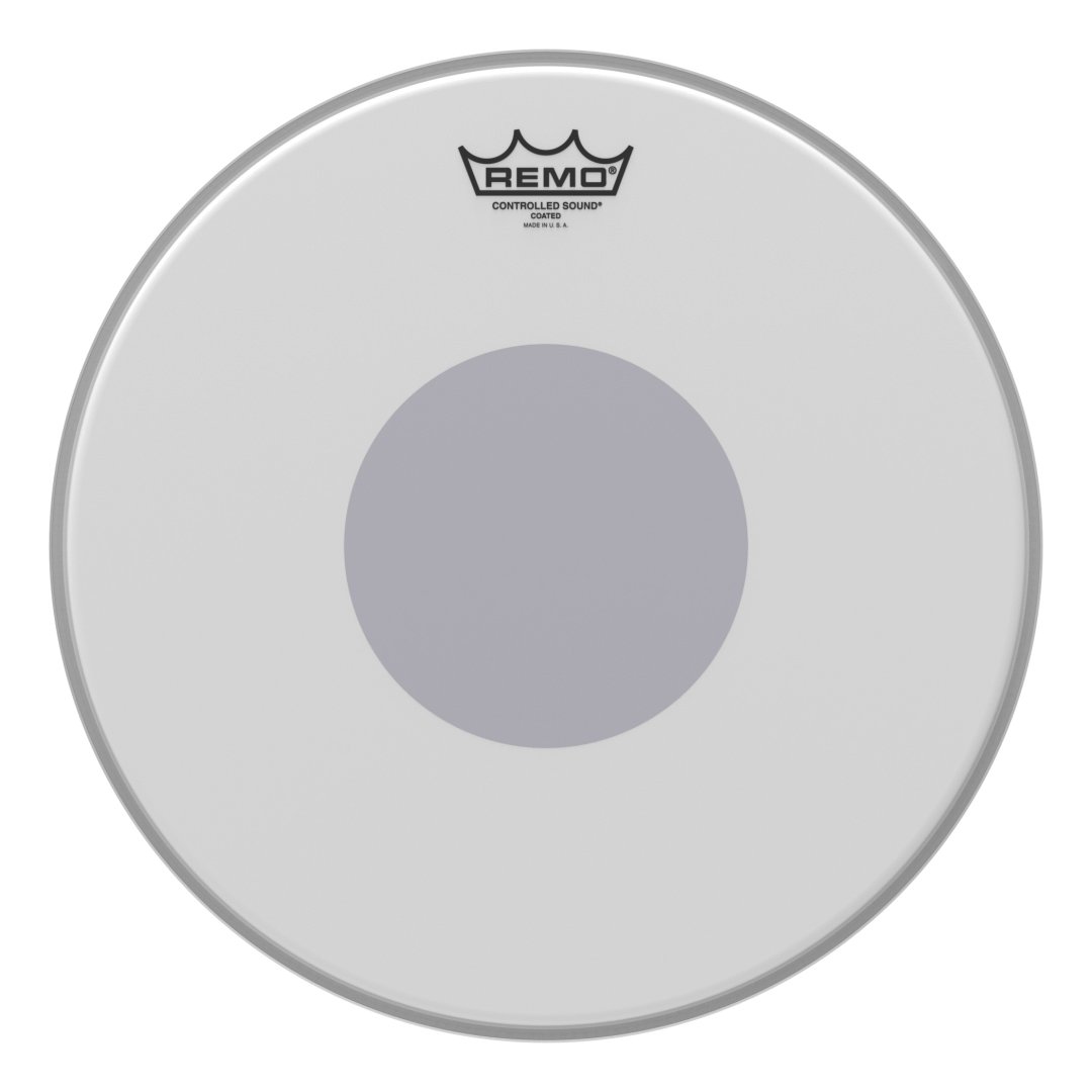 Remo CS-0114-10 Controlled Sound Coated Black Dot Drumhead Bottom Blac