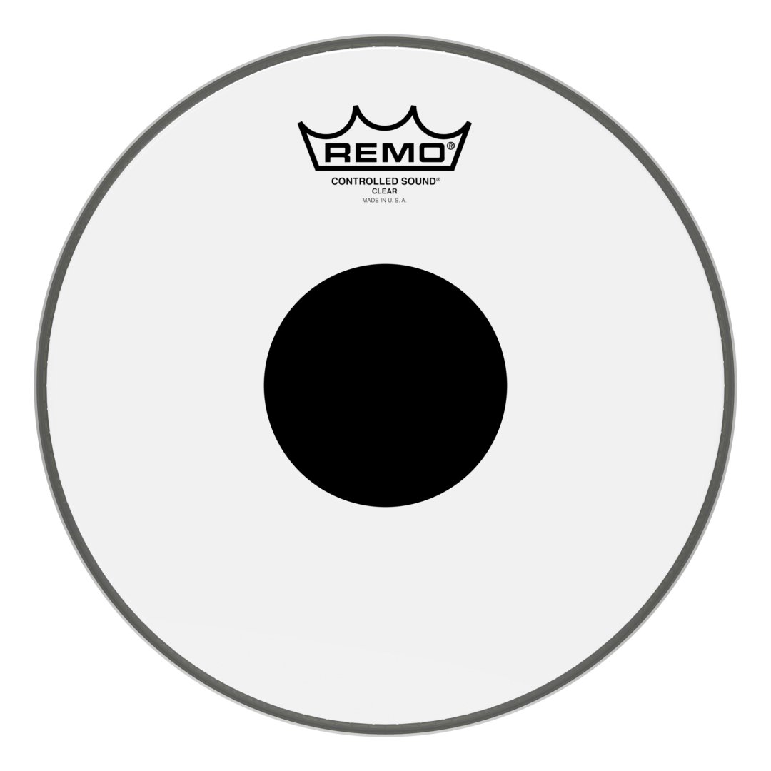 Remo CS-0310-10 Controlled Sound Clear Black Dot Drumhead Top Black Do