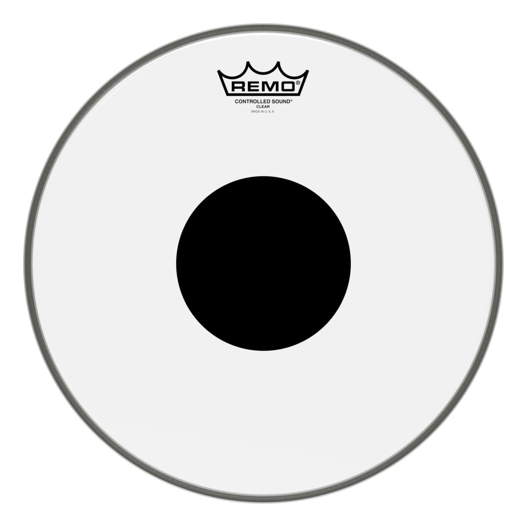 Remo CS-0313-10 Controlled Sound Clear Black Dot Drumhead Top Black Do