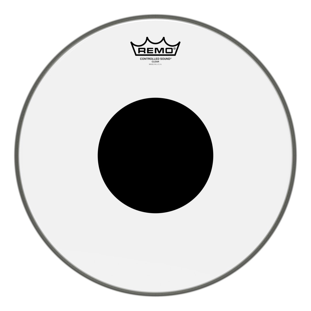 Remo CS-0314-10 Controlled Sound Clear Black Dot Drumhead Top Black Do