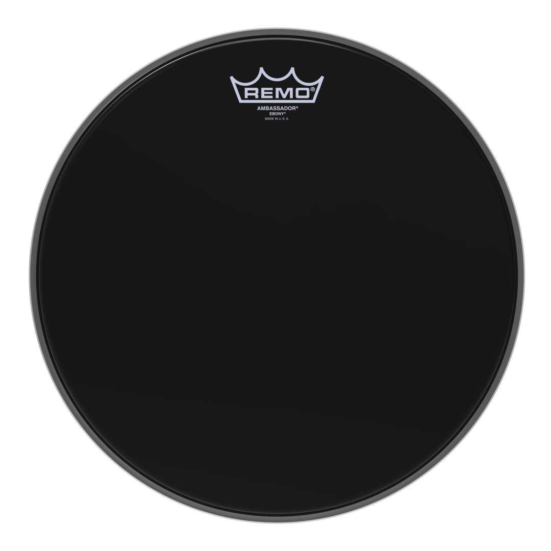 Remo ES-0013-00 Ambassador Ebony Drumhead. 13"