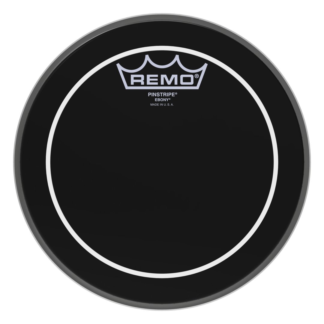 Remo ES-0608-PS Pinstripe Ebony Drumhead. 8"