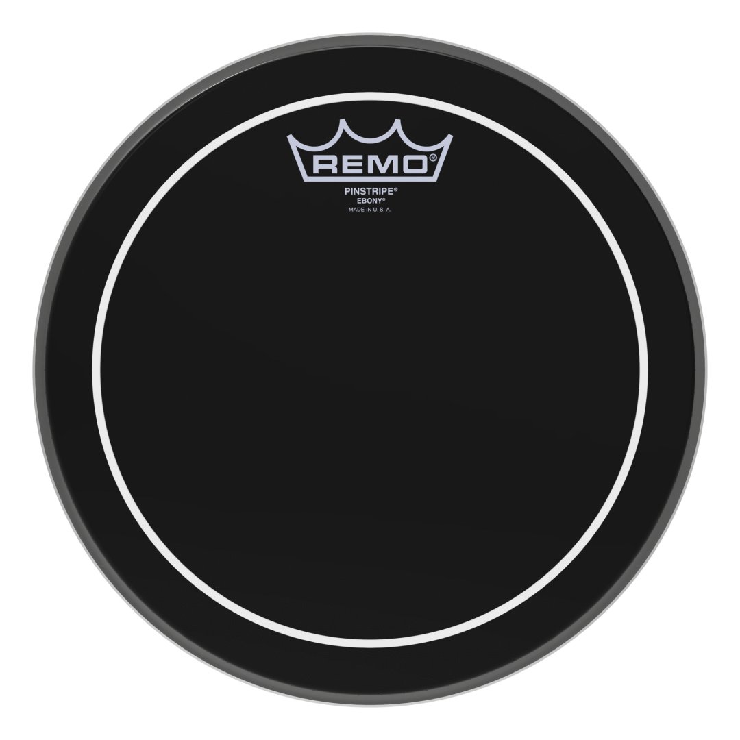 Remo ES-0612-PS Pinstripe Ebony Drumhead. 12"