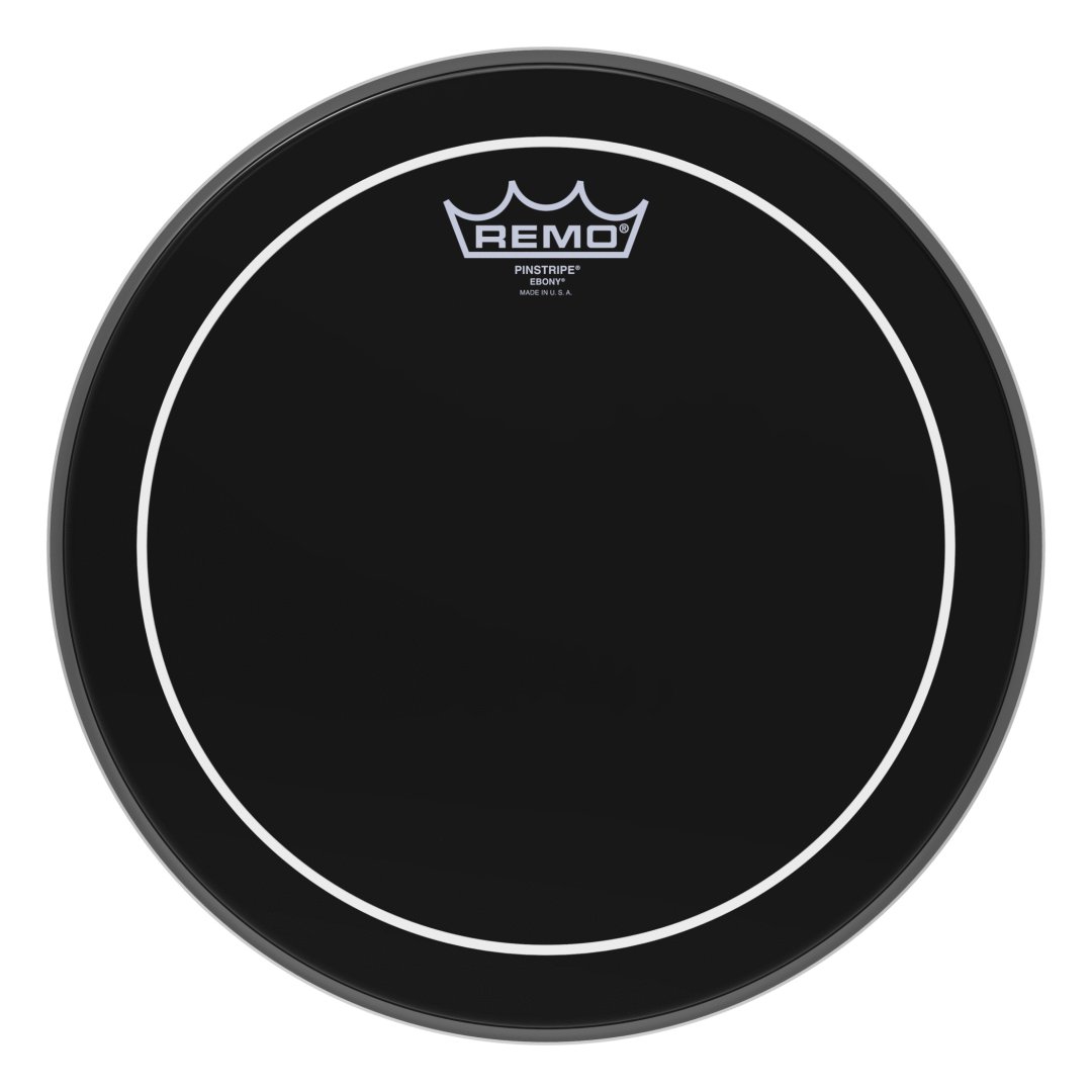 Remo ES-0612-PS Pinstripe Ebony Drumhead. 12"