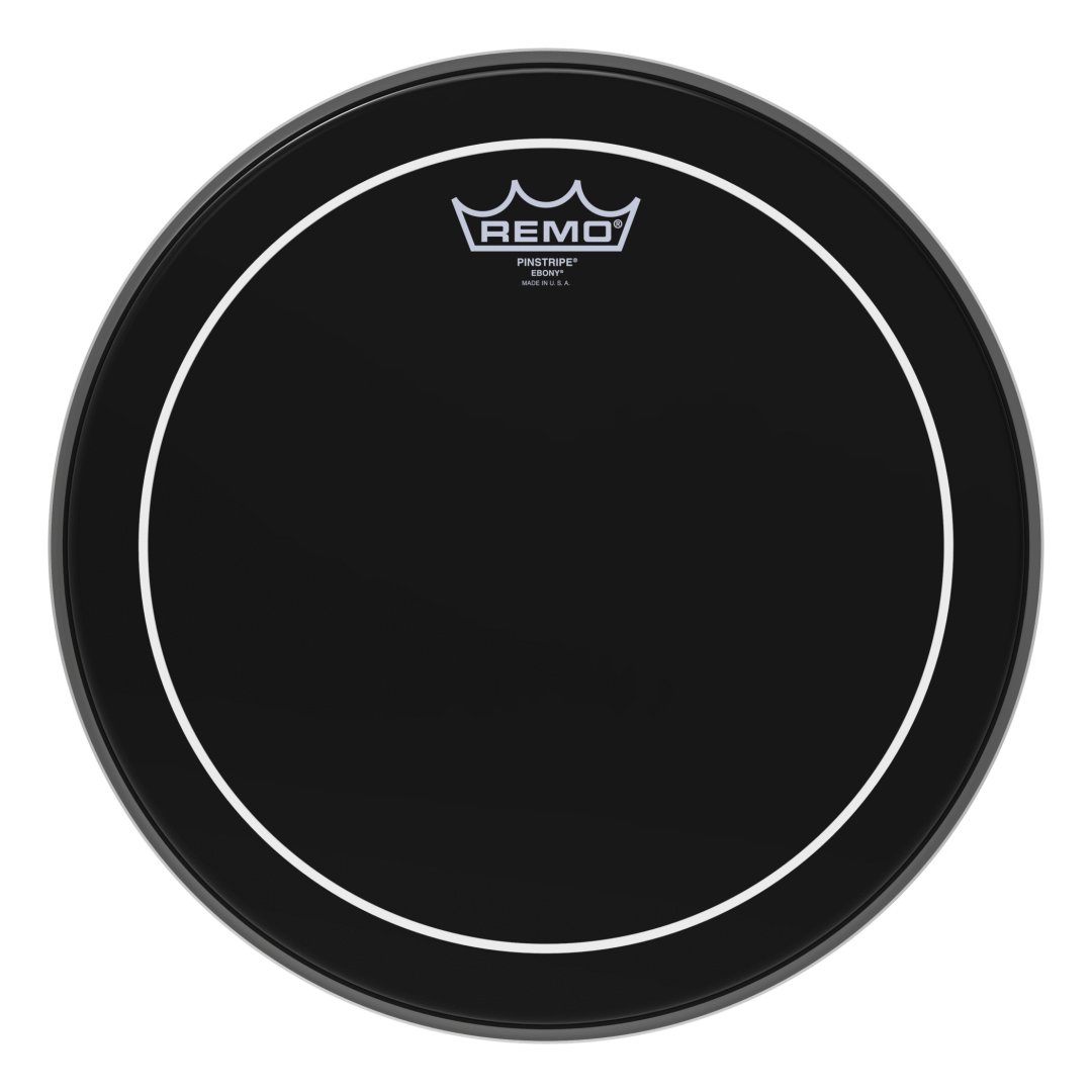 Remo ES-0613-PS Pinstripe Ebony Drumhead. 13"