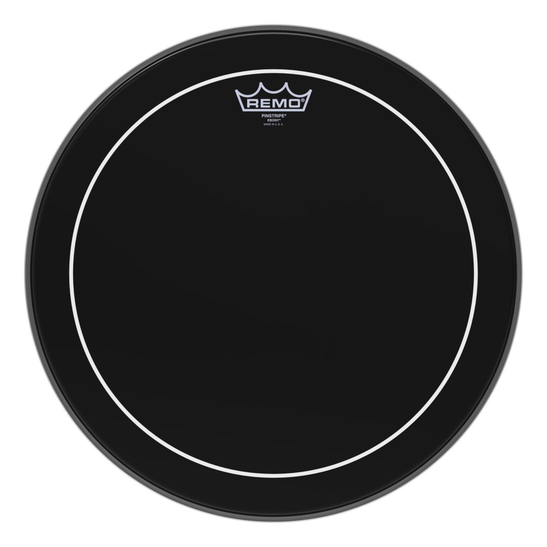 Remo ES-0616-PS Pinstripe Ebony Drumhead. 16"