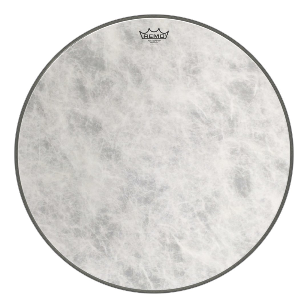 Remo FA-1524-00 Ambassador Fiberskyn Bass Drumhead. 24"