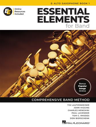 Hal Leonard Essential Elements for Band – Eb Alto Sax Book 1 with Online Resources