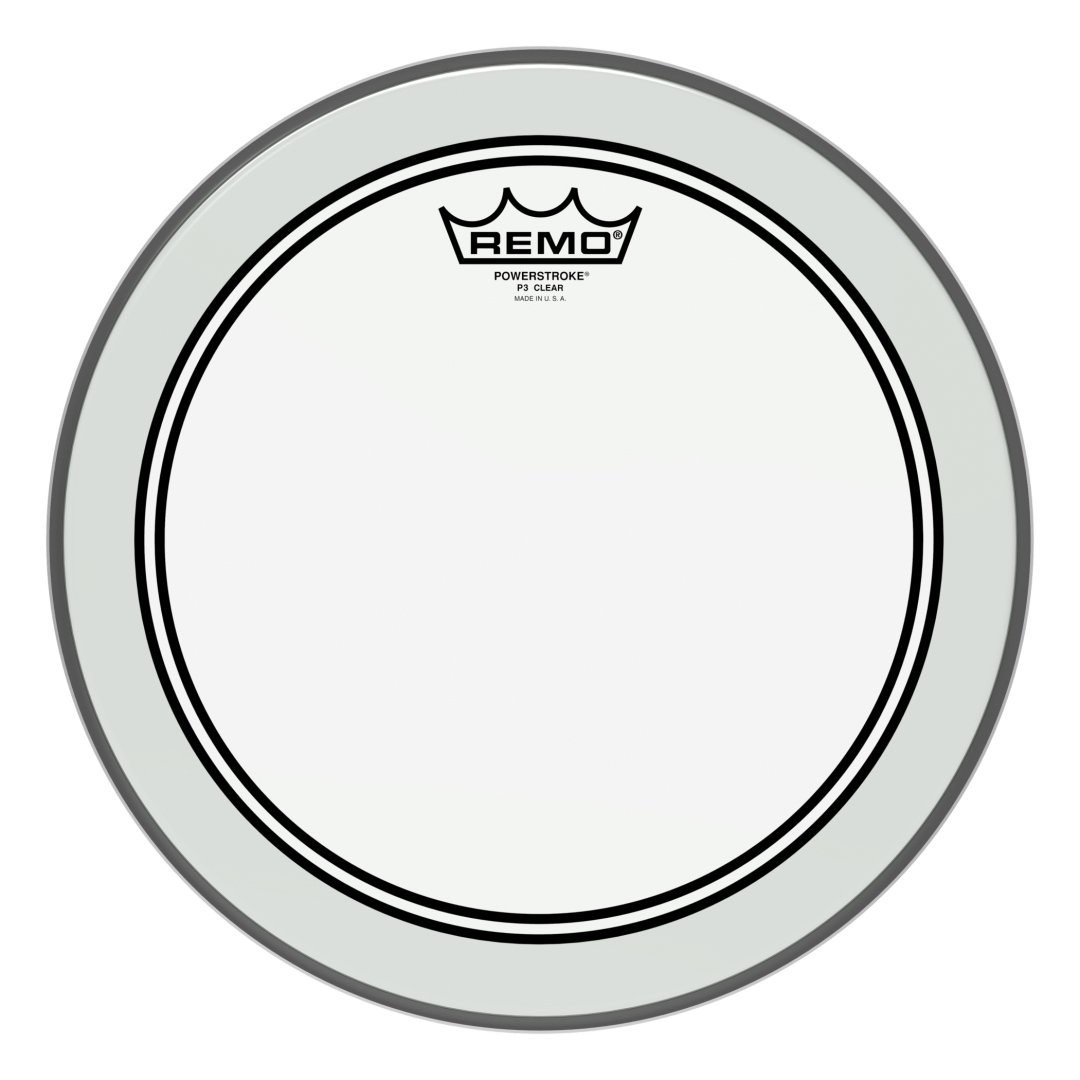 Remo P3-0312-BP Powerstroke P3 Clear Drumhead. 12"