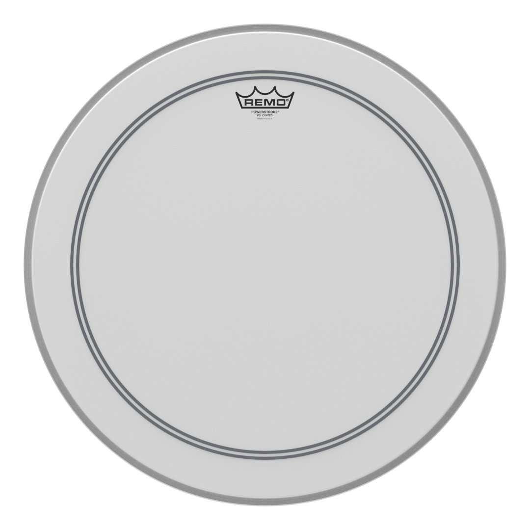 Remo P3-1120-C2 Powerstroke P3 Coated Bass Drumhead. 20"