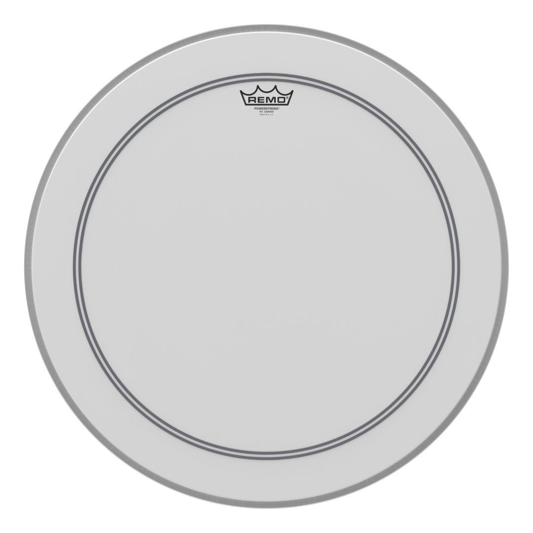Remo P3-1122-C2 Powerstroke P3 Coated Bass Drumhead. 22"