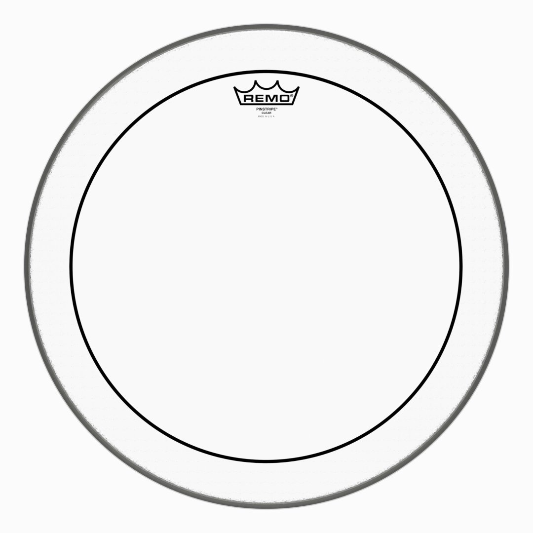 Remo PS-0318-00 Pinstripe Clear Drumhead. 18"