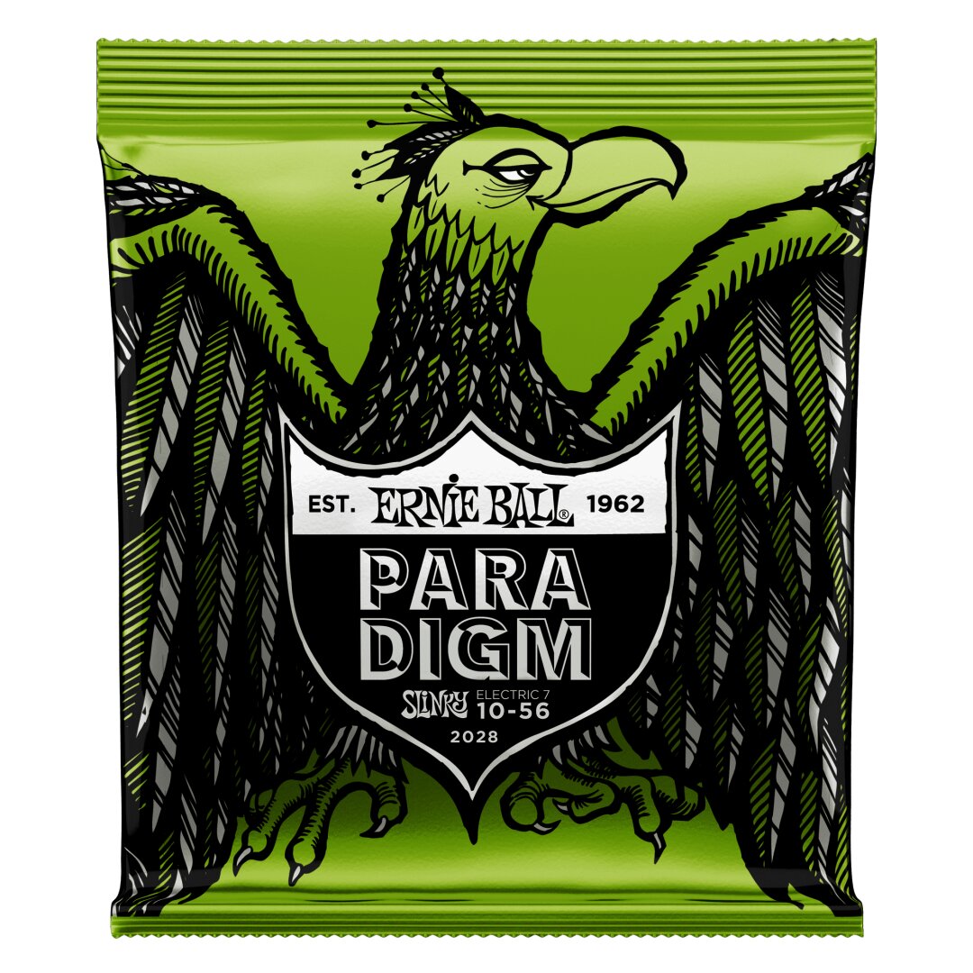 Ernie Ball Regular Slinky Paradigm 7-String Electric Guitar Strings 6 Pack - 10-56 Gauge